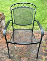 Wrought Iron Chair - Has wear / Rust Ck Pics