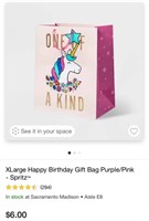 XL BIRTHDAY GIFT BAGS QTY 24 (NEW)