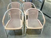 Bid X4 Patio Chairs