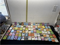 a lot of Pokémon cards