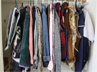 Rachel Zoe Faux Fur Vest & Closet of Clothes