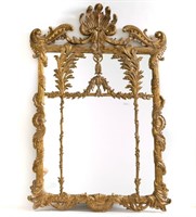 LaBarge Italian Style Foliate Giltwood Mirror