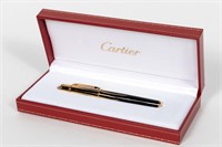 Mini Diabolo de Cartier Fountain Pen, Noir & Gold