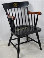 College Of Wooster Premium Wood Arm Side Chair