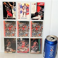 9 Michael Jordan Basketball Cards