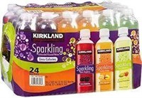 KIRKLAND SPARKLING WATER 24 BOTTLES $34