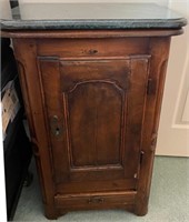 320 - VINTAGE SIDE TABLE / CABINET 33X21"