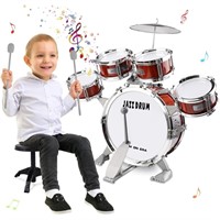 m zimoon Kids Drum Kit, Junior Jazz Drum Set Toddl