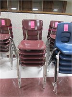 Stack of 5 Melamine Chairs