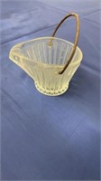 Glass coal bucket ashtray