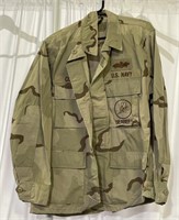(RL) U.S Navy Seabees Medium Camouflage Jacket