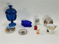 Mixed Lot of Small Home Decor & Glass Items