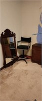 Side Table Mirror and Chair