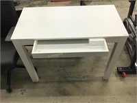White Desk With Drawer 20” x 39”