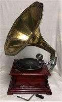 His Master's Voice Gramophone With Horn