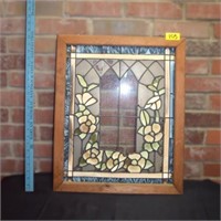 Stained Glasss window panel 22.5" x 18.5"