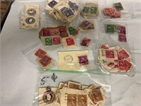 Vintage Stamps 1, 2, 3 Cent Stamps