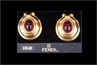 Fendi Clip Earrings