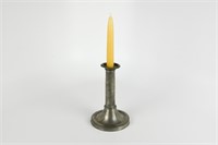 Pewter Candle Stick w/ Removable Bobeche