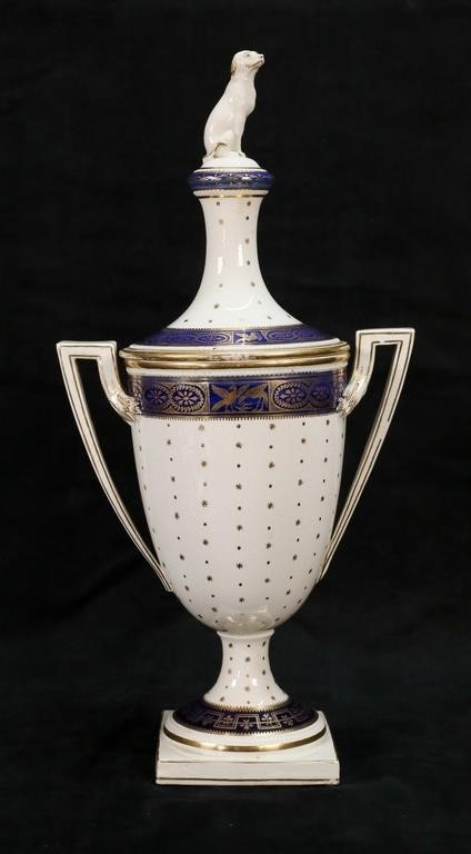 Porcelain Lidded Urn