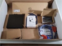 Dell keyboard and Plantronics accessories