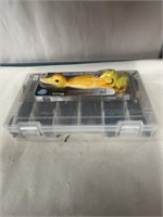 3D suicide duck, tackle box, and contents