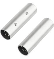 2 PC 3 PIN MALE TO FEMALE XLR EXTENSIONS