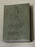 Waffen SS (RMZ) brass matchbox cover (modern)