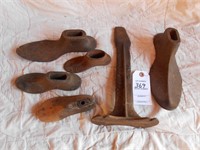 Shoe Lathe & Shoe Forms - 1 Wooden