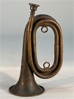 US World War I 1918 Military Brass Bugle