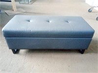 Very Nice Bouclair Steel Grey Cushioned Storage/