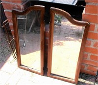 Pair Of Vintage Mirrors - Circa 1940's