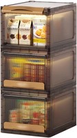 Stackable Bins With Lids  Kitchen Storage 17G