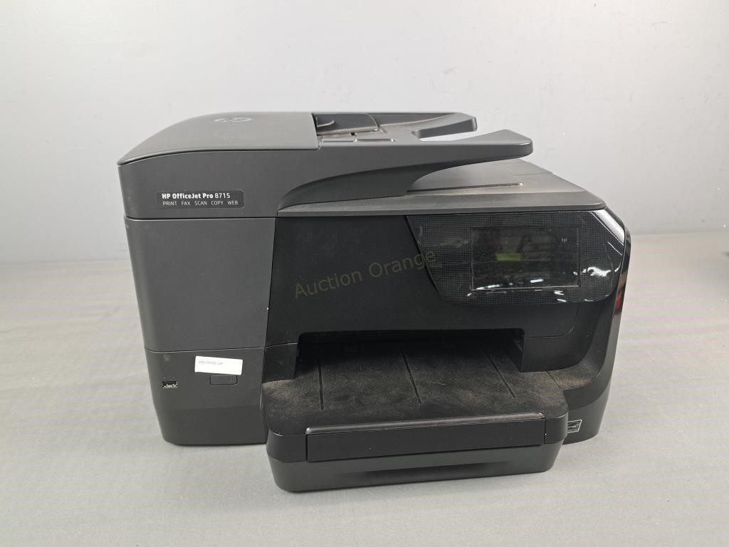 Hp Officejet Pro 8715 All In One Printer Powers Up