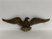 Vintage bronze cast metal Eagle wall plaque