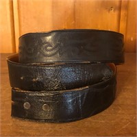 Men's Littles San Antonio Western Leather Belt