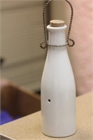 A Milk Porcelain Bottle Bell