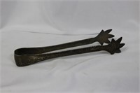 A Silverplated Tong