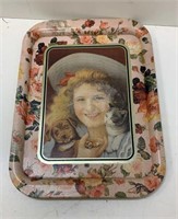 Vintage Serving Tray Tin