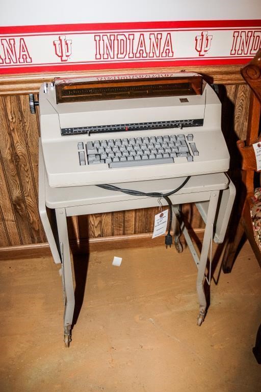 IBM ELectric Typewriter and Stand