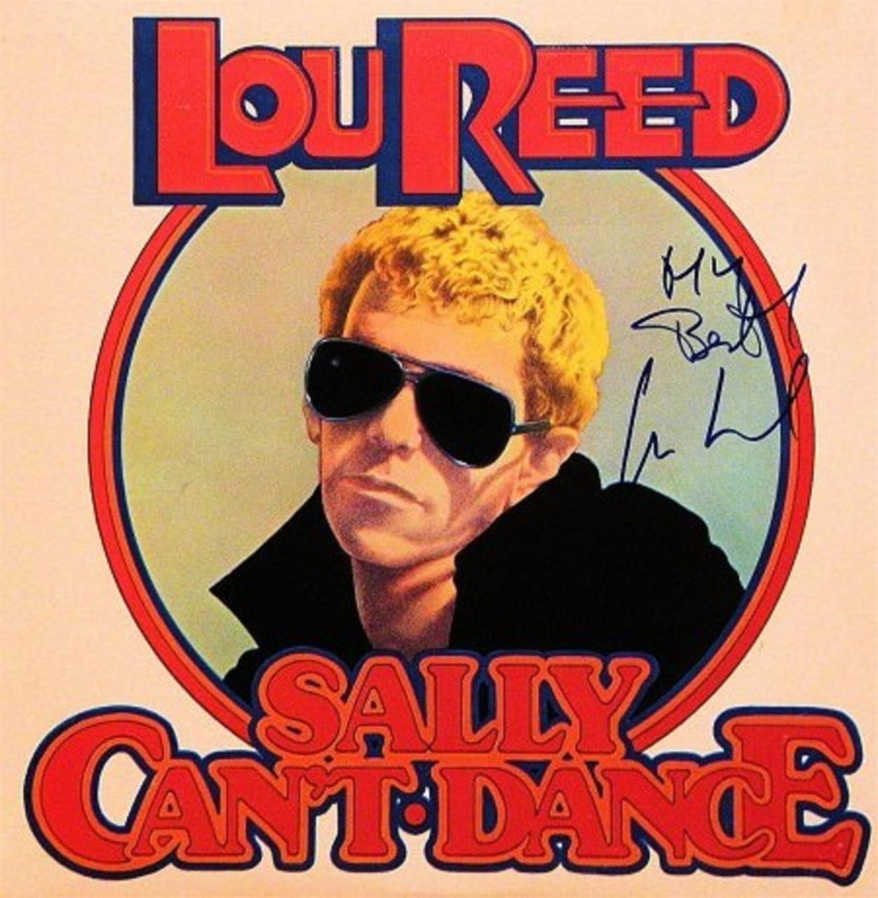 Lou Reed signed "Sally Can't Dance" album