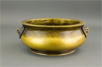 Chinese Fine Bronze Censer Qing Yu Wang Tang Mark