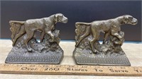 Cast Iron Hunting Dog Bookends (5"W x 4"H)