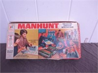 Vintage 1972 Manhunt Board Game- 100% Complete