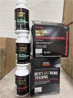 Lot of 5 GNC MENS ASSORTED DIETARY SUPPLEMENTS