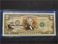 Grand Canyon National Park Colored $2 Bill