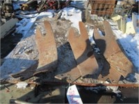 (3) IH Plow Cover Boards & Mounting Brackets