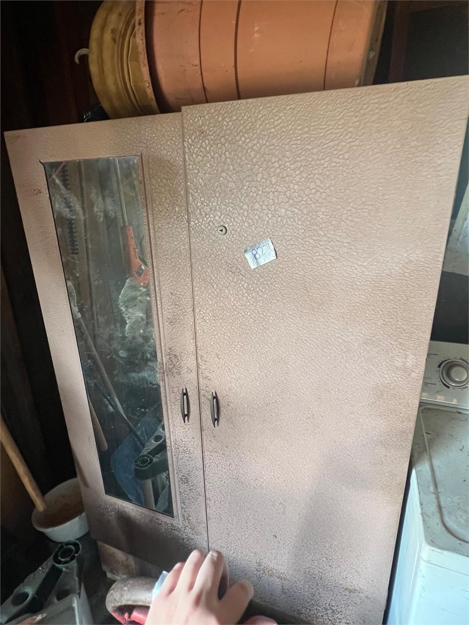 Metal cabinet ( no contents )