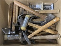 Group of 21 Misc. Hammers, Hatchet, & Nail Sets