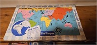 World Map Puzzle from Playskool